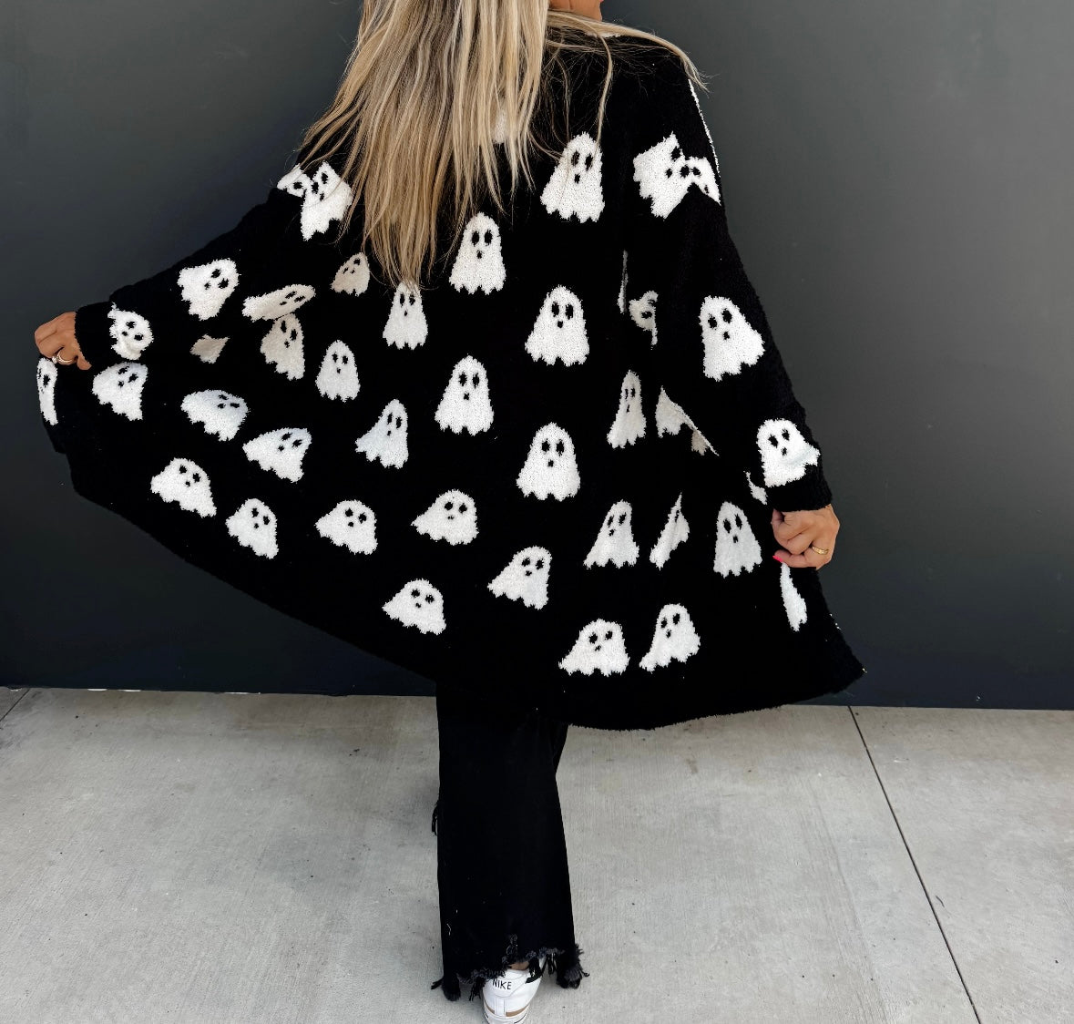 Halloween ghost cardigans