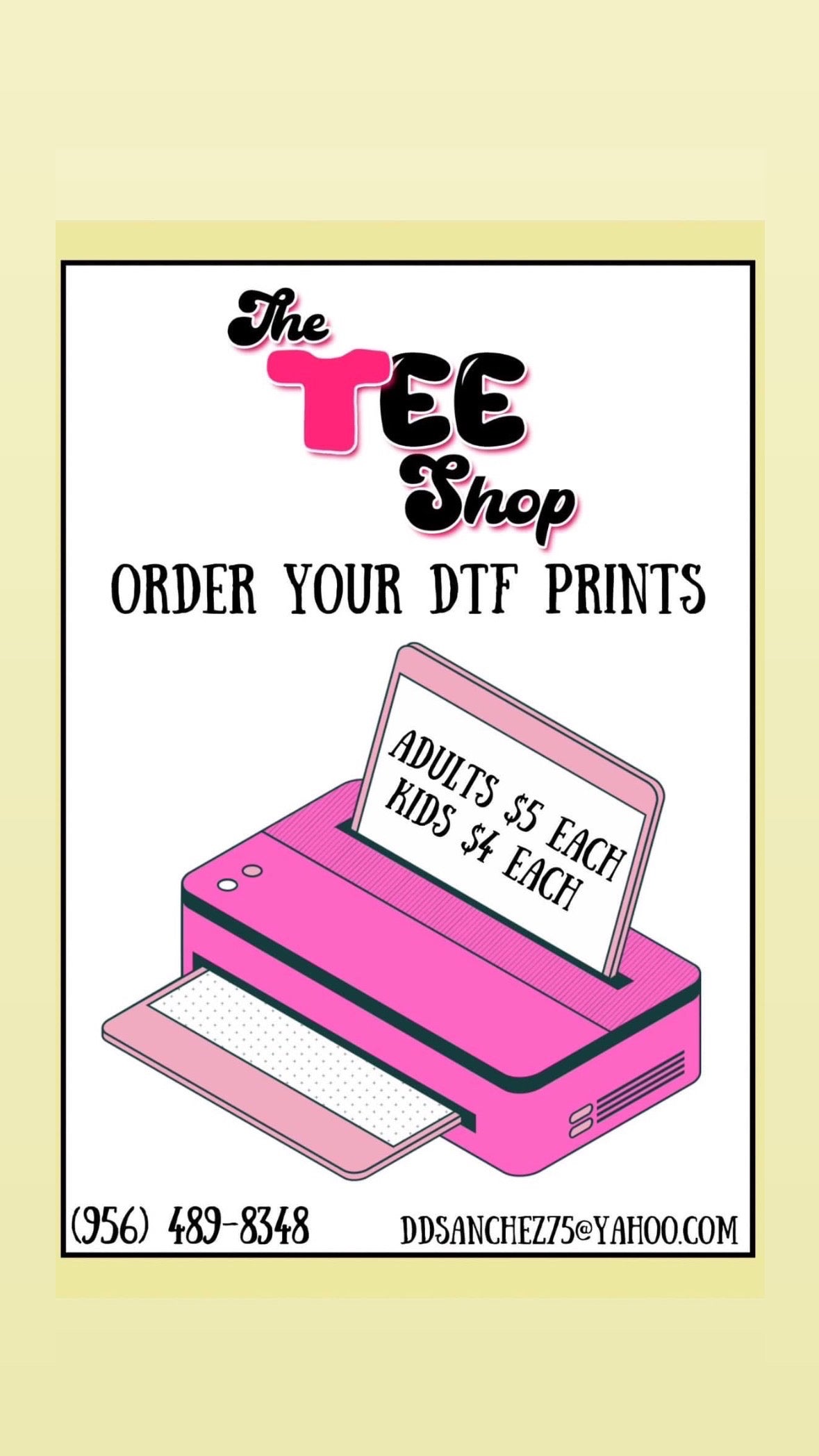 DTF prints