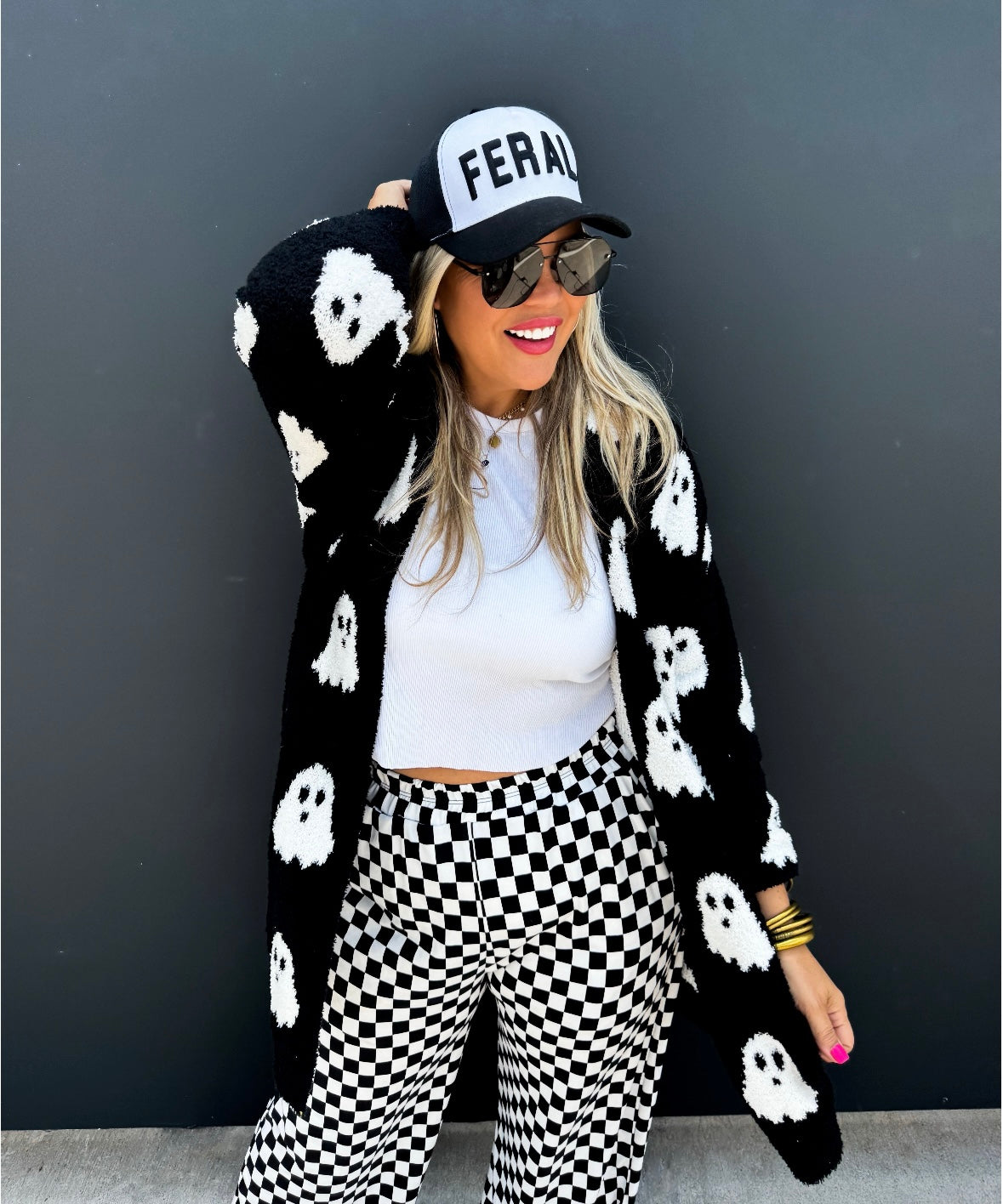 Halloween ghost cardigans
