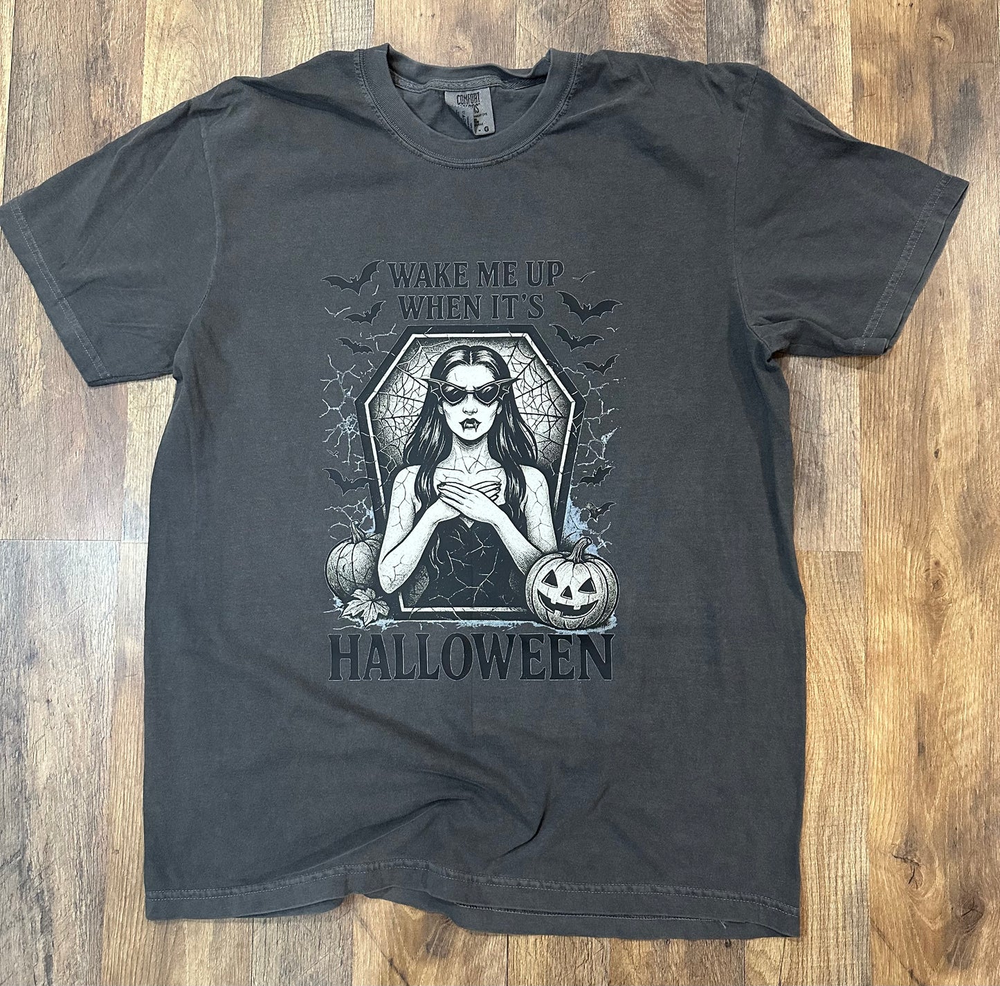 Wake me up when it’s Halloween tee
