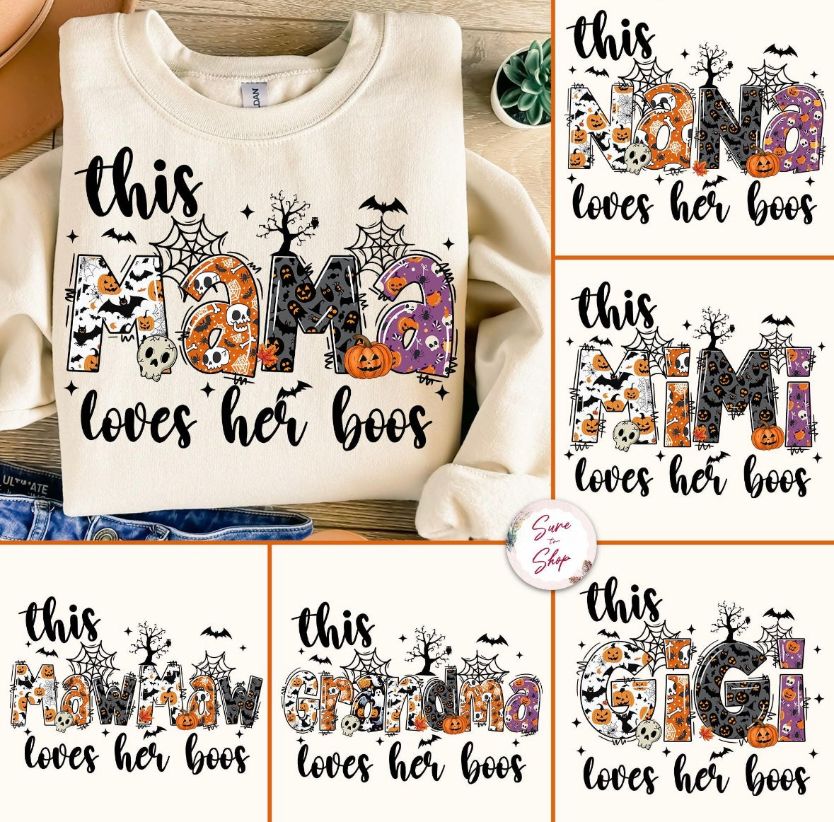Personalized Halloween sweatshirts